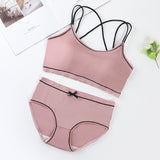 Women’s Cotton Padded Bra & Panties Set – Comfortable Kids Sports Underwear